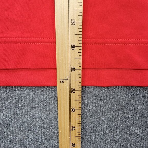 Footjoy Polo Shirt Mens XL Red Golf Performance Preppy Evergreen Country Club - Picture 7 of 13